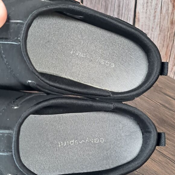 Easy Spirit Tenessen 2 Black Suede Slip On Mule Women's Size 7.5 M - Picture 7 of 10